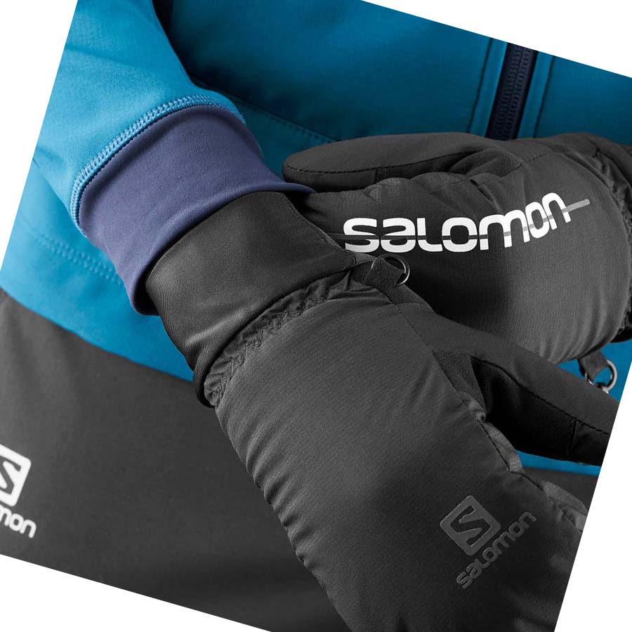 Salomon CROSS WINTER TRAINING Kadın Eldiven Siyah | TR 2101KOR